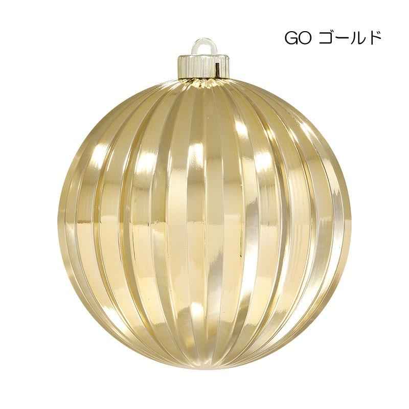 クリスマス 装飾品 キラキラしたボール)80mmストライプボール(4ケ/パック)(AB71) |  | 01