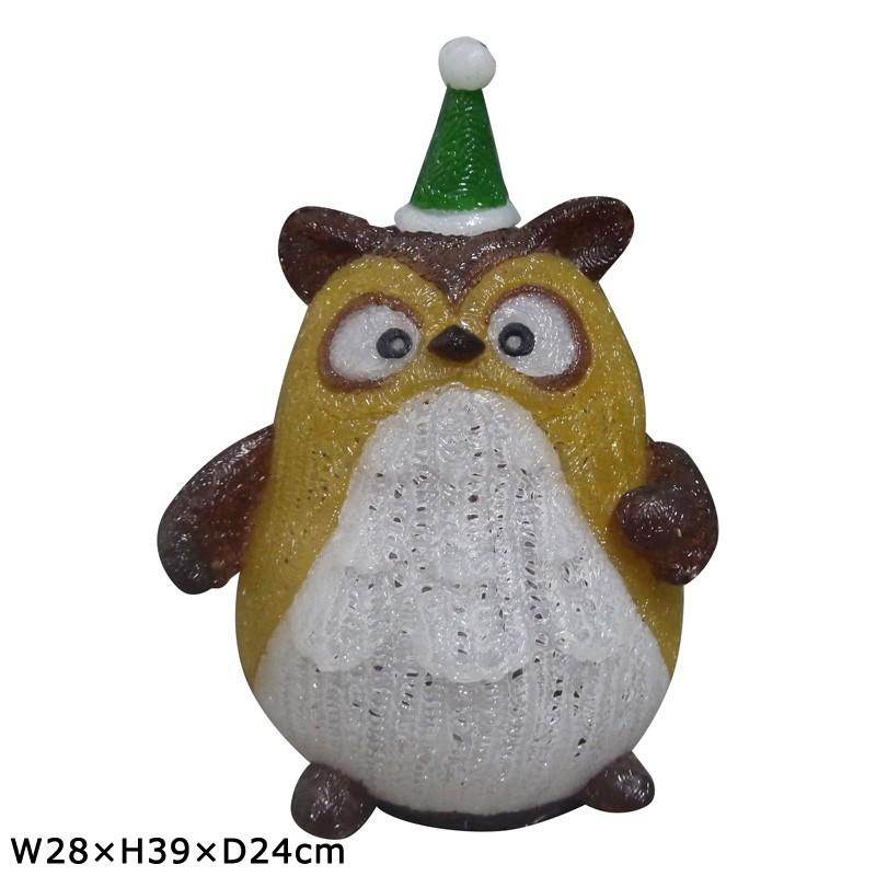 イルミネーション 動物モチーフライト 森 キャラクター ふくろう Rl145 Rl Owl 造花ディスプレイ ドットコム 通販 Yahoo ショッピング