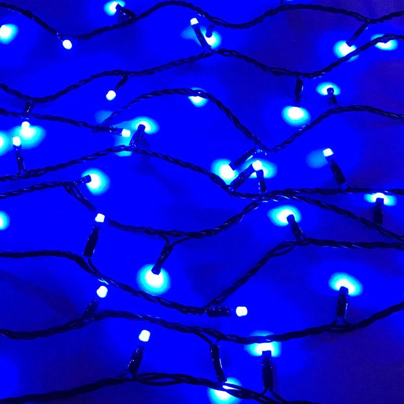 防雨型LED　RGB100球ストレートライト/黒コード電源別売り クリスマスイルミ飾り(CL21P13) |  | 03