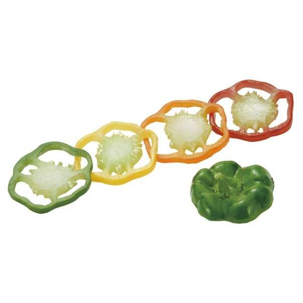 食品サンプル フェイクフード ピーマン パプリカ カット スライスピーマン 5ケパック ソフトタッチ Gl164 Vf 1062 造花ディスプレイ ドットコム 通販 Yahoo ショッピング