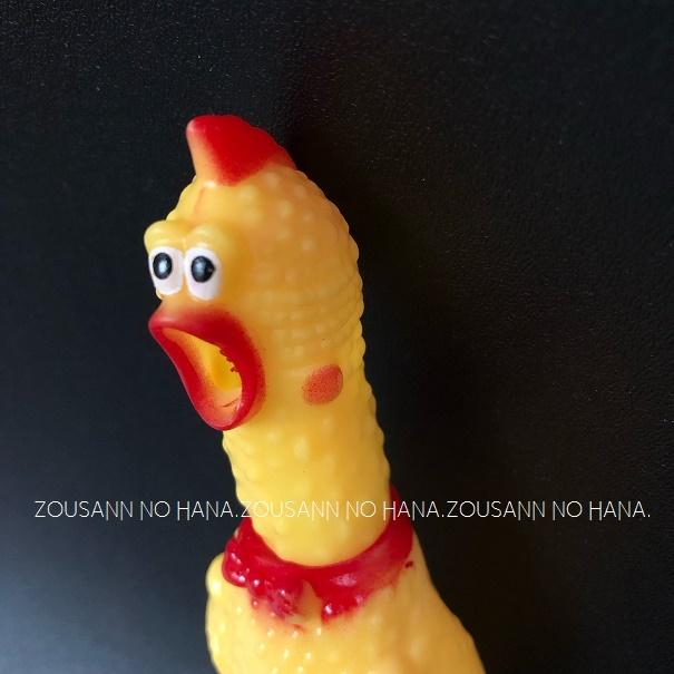 人気◎緊急 chicken びっくりチキン ニワトリ 小 鳴く おもちゃ 猫 犬