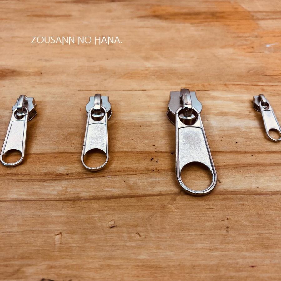 DIY◎安心国内発送 ジッパー 部品 シルバー スライダー 交換用 修理 5