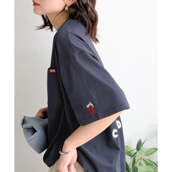 tシャツ 「JaVaジャバコラボ」男女でお揃いできちゃう！バックプリントで差がつく個性派T♪ 裾スピンドル フロッキーバックプリントビッグTシャツ（Yahoo!・ZOZOTOWN Yahoo!店）