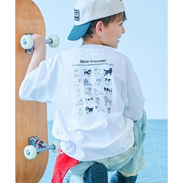 tシャツ 「イージーウォッシュ」防汚 デビラボ BIGシルエット プリント 半袖Tシャツ キッズ 子供服 男の子 女の子（Yahoo!・ZOZOTOWN Yahoo!店）