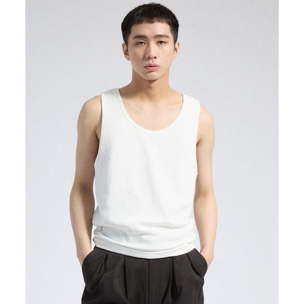 タンクトップ 「Parts Lab.」T/C Strech Rib Tank Top / T/Cストレッチリブタンクトップ「吸水速乾」 メンズ レディース
