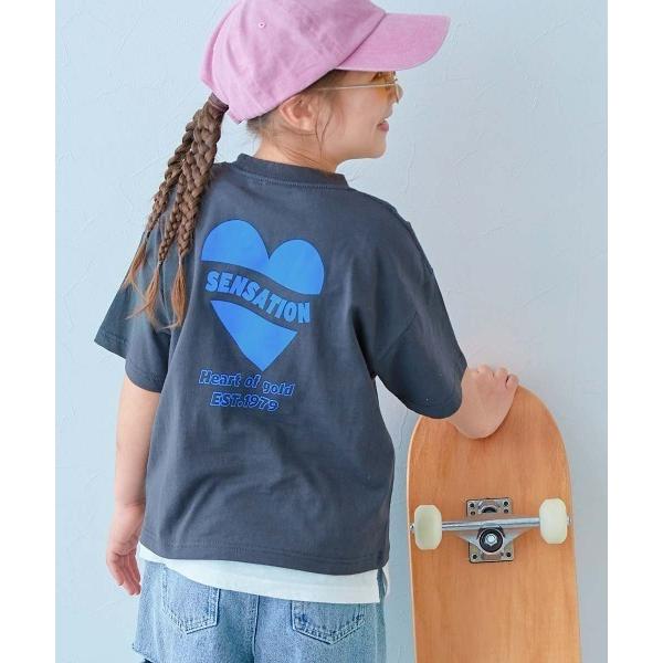 tシャツ 綿100％ デビラボ ガールズ BIGシルエット プリント半袖Tシャツ キッズ 子供服 女の子（Yahoo!・ZOZOTOWN Yahoo!店）