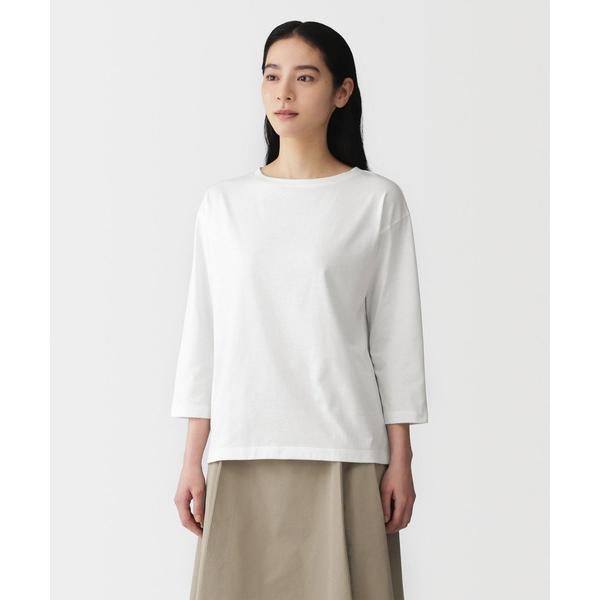 tシャツ 婦人　天竺編みボートネック七分袖Ｔシャツ レディース（Yahoo!・ZOZOTOWN Yahoo!店）