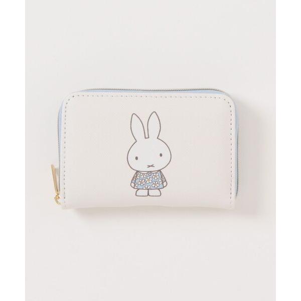 コインケース miffy/ミッフィー フラワードレス柄コインケース