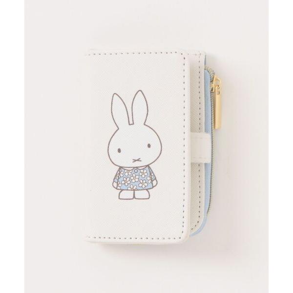 キーケース miffy/ミッフィー フラワードレス柄キーケース