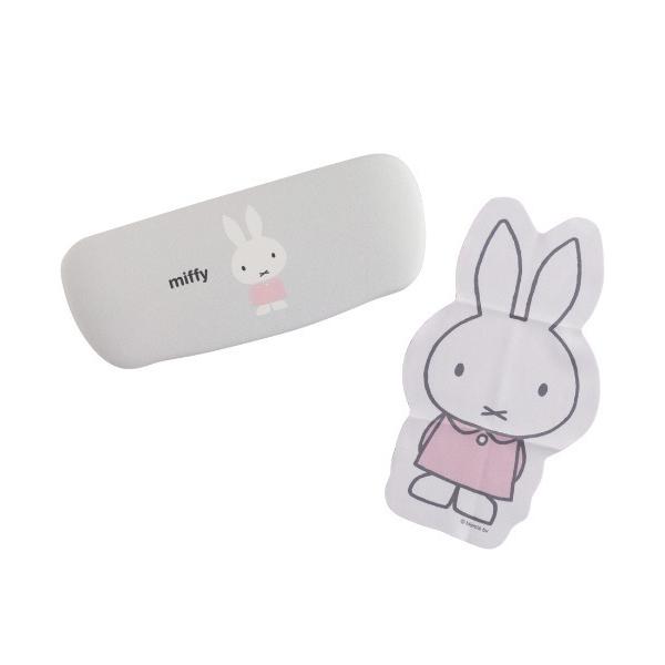 伊達メガネ メガネ 眼鏡 MIFFY メガネケース＆クロスセット レディース
