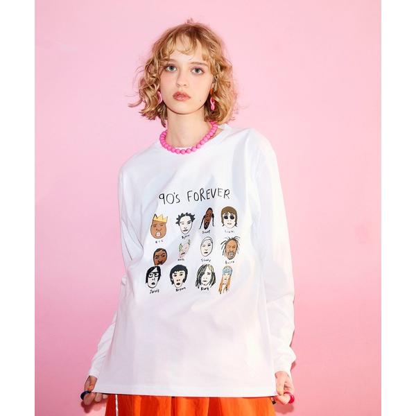 tシャツ 「BLACK SCORE」HERO EDIT 90S UNISEX LONG T レディース