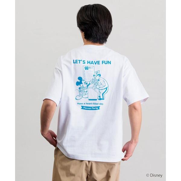tシャツ 限定展開/DISNEY ディズニー/ミッキーマウス/ 別注 ビッグシルエット バックプリントTシャツ/HAVE FUN メンズ レディース