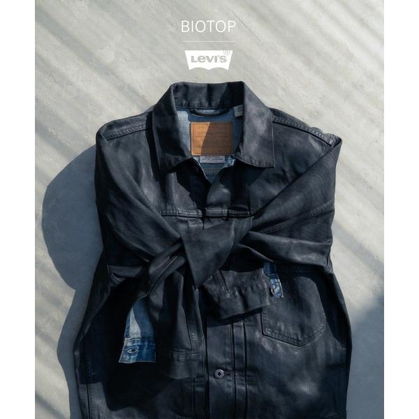 デニムジャケット gジャン MEN「Levi’s(R) | BIOTOP」 Exclusive 26SS  TYPE 1 TRUCKER BLACK COATING メンズ レディース