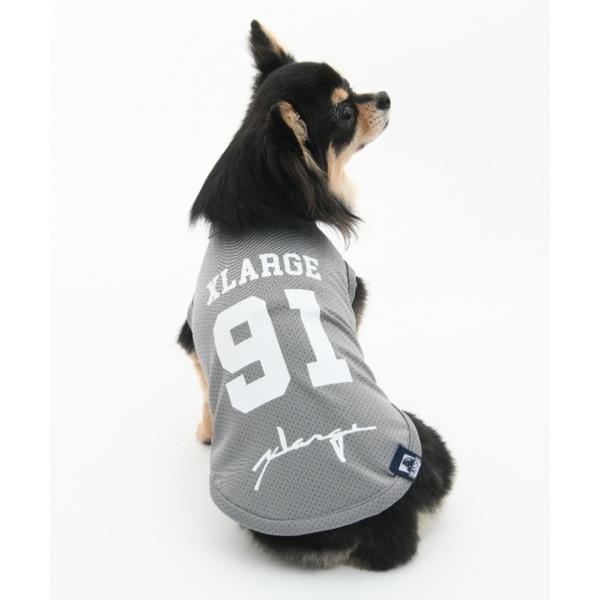 犬 服 XLARGE/ロゴナンバリングメッシュタンク（Yahoo!・ZOZOTOWN Yahoo!店）