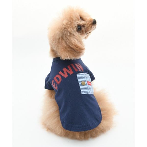 犬 服 EDWIN/デニムポケットビッグロゴＴ（Yahoo!・ZOZOTOWN Yahoo!店）