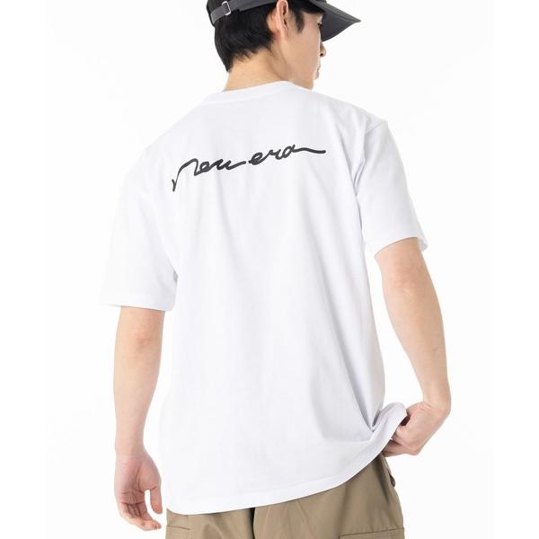 ニューエラ tシャツ ニューエラアパレル 半袖Tシャツ 筆記体ロゴバックプリント ONSPOTZ別注 メンズ レディース