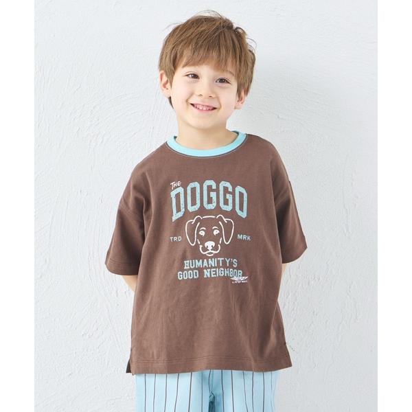 tシャツ 「綿100%」ユニセックス アニマルプリント リンガーTシャツ キッズ 子供服 男の子 女の子（Yahoo!・ZOZOTOWN Yahoo!店）