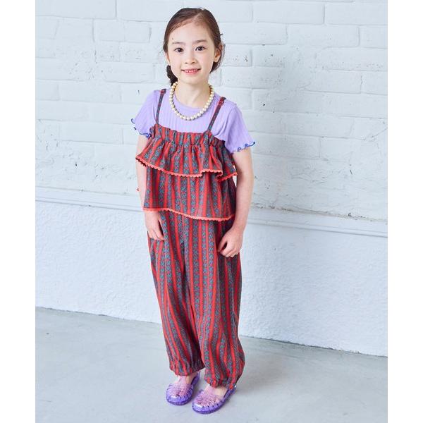 サロペット オーバーオール フリフリサロペット キッズ 子供服 男の子 女の子