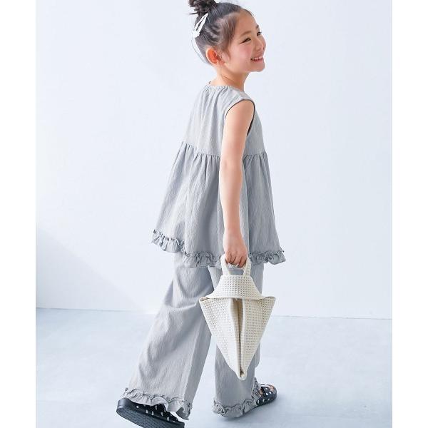 セットアップ 着心地やわらか フリルデザイン セットアップ キッズ 子供服 女の子