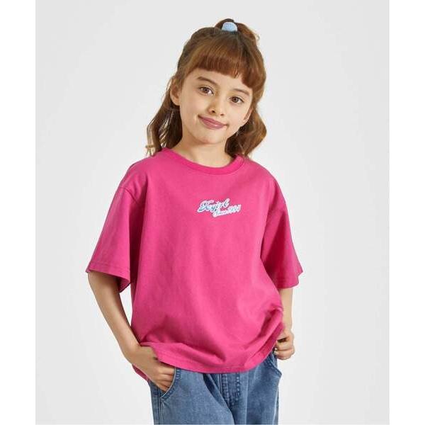 tシャツ ガールイラストバックプリント 半袖Tシャツ キッズ 子供服 女の子