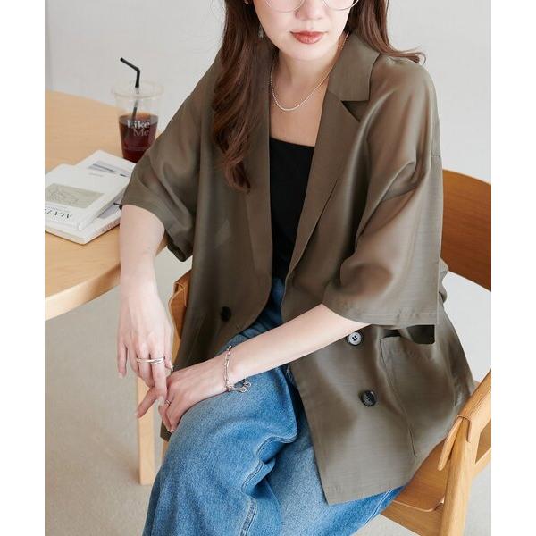 コート アウター シアー半袖シャツジャケット レディース（Yahoo!・ZOZOTOWN Yahoo!店）