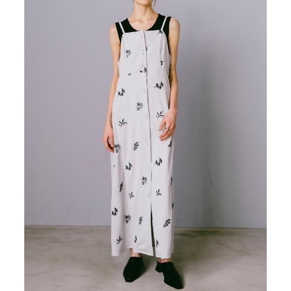 ワンピース Flower Embroidery Dress/フラワーモチーフ刺繍ワンピース