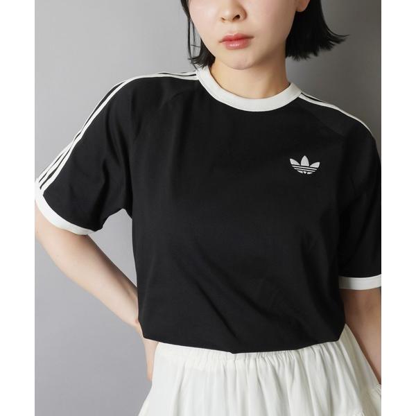 アディダス　adidas tシャツ 半袖 「adidas/アディダス」スリーストライプス半袖Tシャツ/全9色/2サイズ展開 レディース