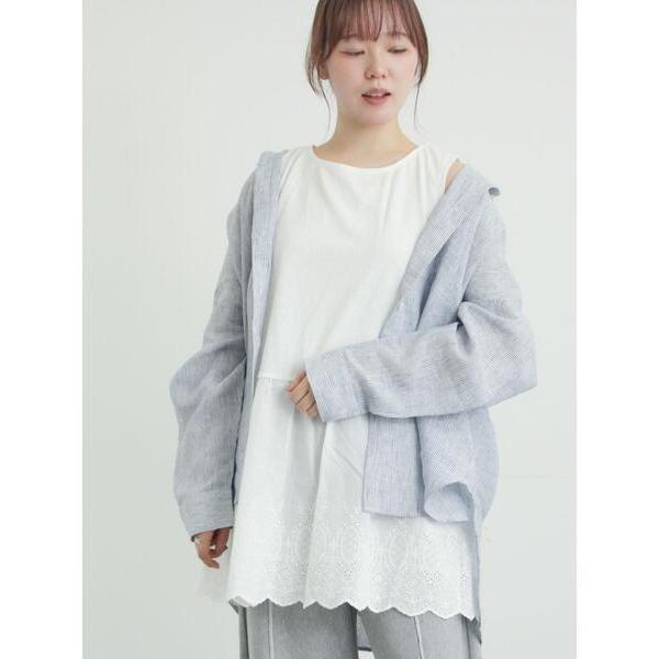 tシャツ 「新色追加」裾スカラップレースノースリーブインナー レディース（Yahoo!・ZOZOTOWN Yahoo!店）