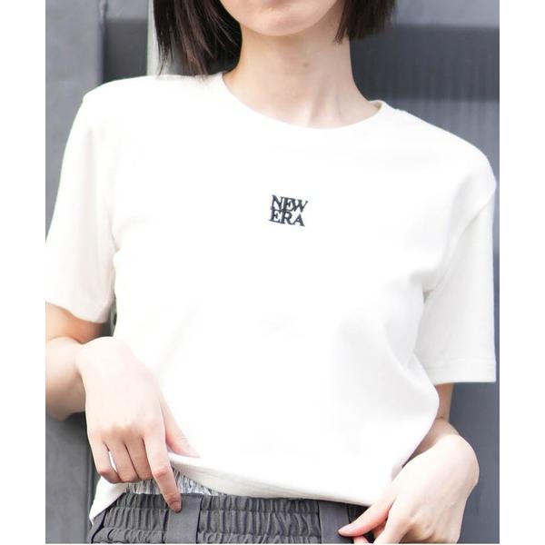 ニューエラ tシャツ 半袖 NEW ERA/ニューエラ レディース 半袖 クロップド丈 Tシャツ WS SS MINI TUARE LOGO レディース
