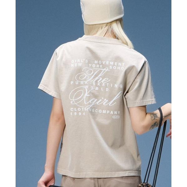 tシャツ 半袖 FADED MESSAGE AND SCRIPT LOGO S/S TEE レディース メンズ