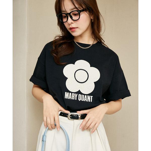 tシャツ マリークワント mary quant MARY QUANT × PUBLUX/マリークワント 異素材デイジーアートTシャツ　限定展開（Yahoo!・ZOZOTOWN Yahoo!店）
