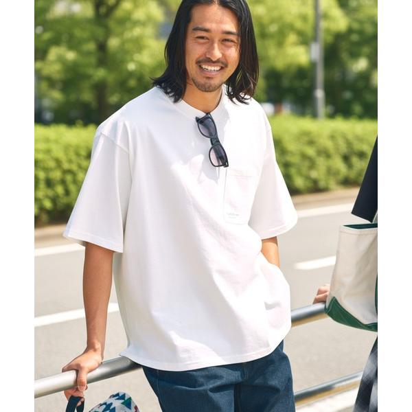 tシャツ 「UVカット・汗ジミ防止」ファンクショナルファブリック オーバーサイズ 半袖 ポケットTシャツ「THE CRAFT CREW PRODUCTS」 メンズ レディース