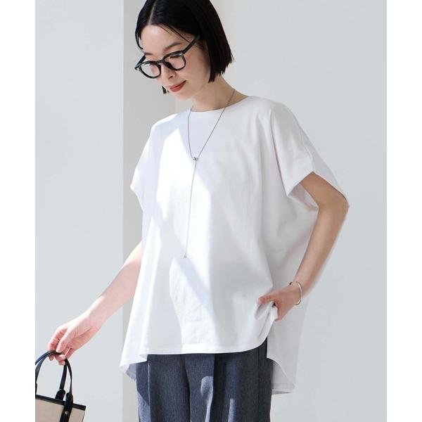 tシャツ 「Aunely」ひんやり 360°きれい見え フレンチスリーブ ミニマル Tシャツ 「YOSOOIシリーズ」 レディース（Yahoo!・ZOZOTOWN Yahoo!店）