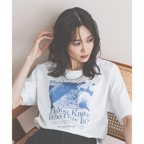 tシャツ リッチクリーンプリントT半袖/636780 レディース（Yahoo!・ZOZOTOWN Yahoo!店）