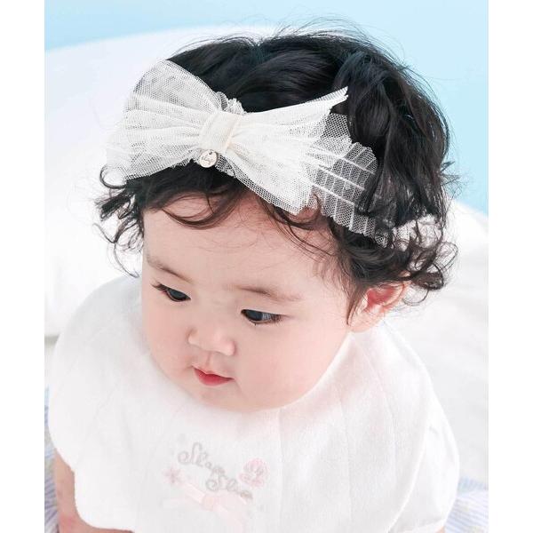 ベビー リボンチュールヘアバンドベビー（Yahoo!・ZOZOTOWN Yahoo!店）