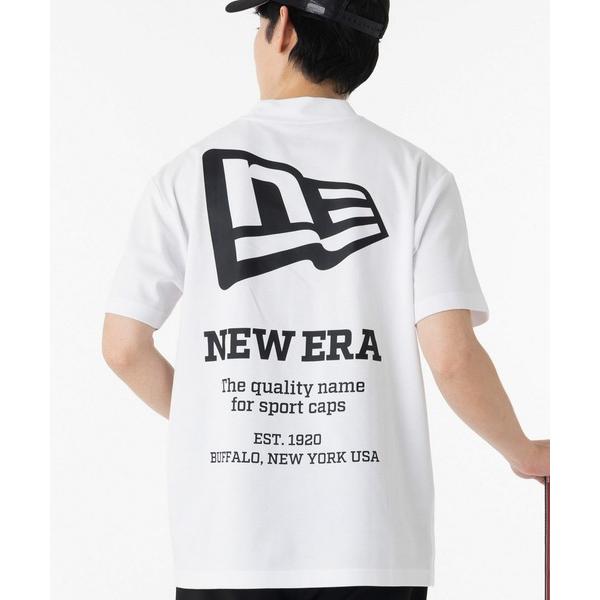 ニューエラ ポロシャツ 半袖 ニューエラゴルフ モックネック半袖Tシャツ ボックスロゴ ONSPOTZ別注 メンズ レディース