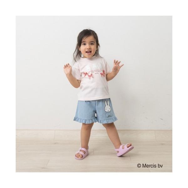 tシャツ ミッフィー 発泡プリントＴシャツ リボン キッズ 子供服 男の子 女の子