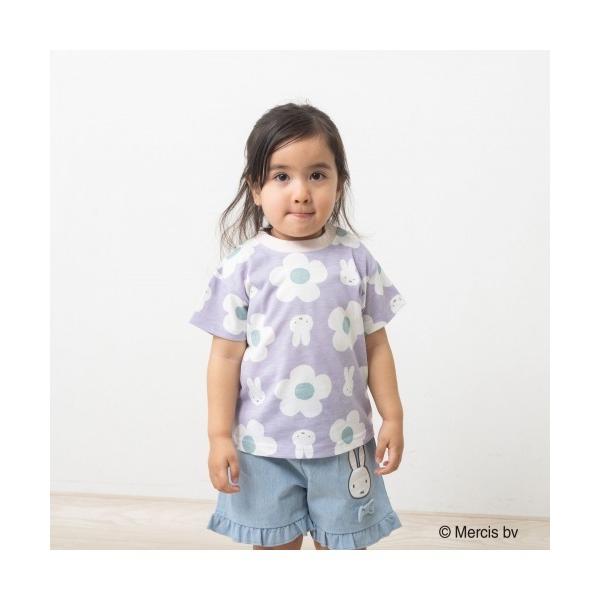 tシャツ ミッフィー 花柄プリントTシャツ キッズ 子供服 男の子 女の子