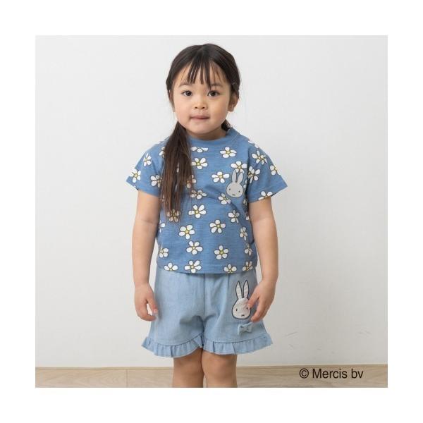 tシャツ ミッフィー お花総柄プリントTシャツ キッズ 子供服