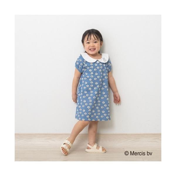 ワンピース ミッフィー お花総柄プリントワンピース キッズ 子供服 女の子