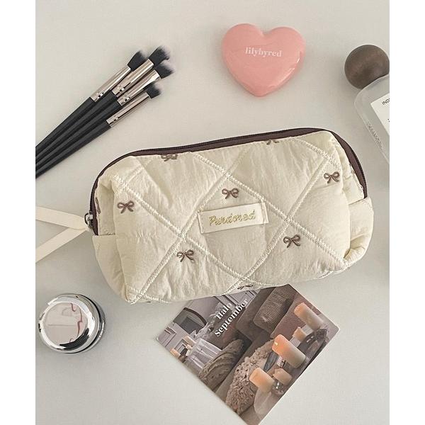 ポーチ Mignonjour/リボンキルティングマルチポーチ M2905 レディース