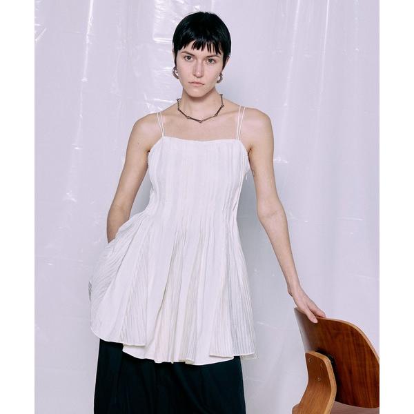 ブラウス シャツ Knife Pleat Mini Dress/ナイフプリーツミニワンピース レディース