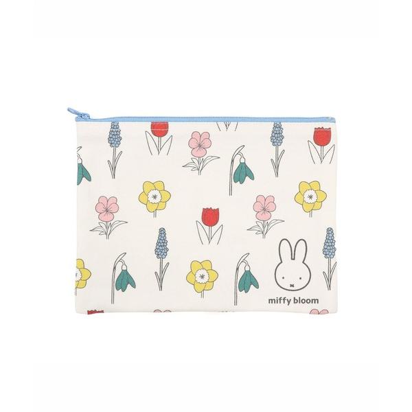 ポーチ 「 miffy / ミッフィー 」 miffy bloom  平型ポーチ　WNI レディース メンズ