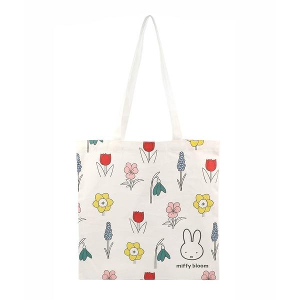 トートバッグ 「 miffy / ミッフィー 」 miffy bloom  スクエアトートバッグ　WNI レディース メンズ