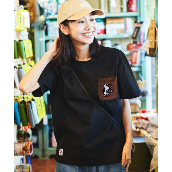tシャツ 限定展開 CHUMS×FREAK'S STORE/チャムス 別注 ブービーバード ニットポケット クルーネック Tシャツ メンズ レディース（Yahoo!・ZOZOTOWN Yahoo!店）