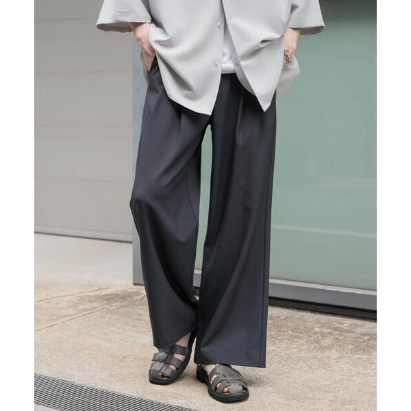 ワイドパンツ パンツ 「速乾」ドライタッチ2タックワイドパンツ メンズ