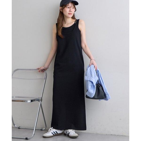 ワンピース カップ付キャミセットUネックノースリワンピース（Yahoo!・ZOZOTOWN Yahoo!店）