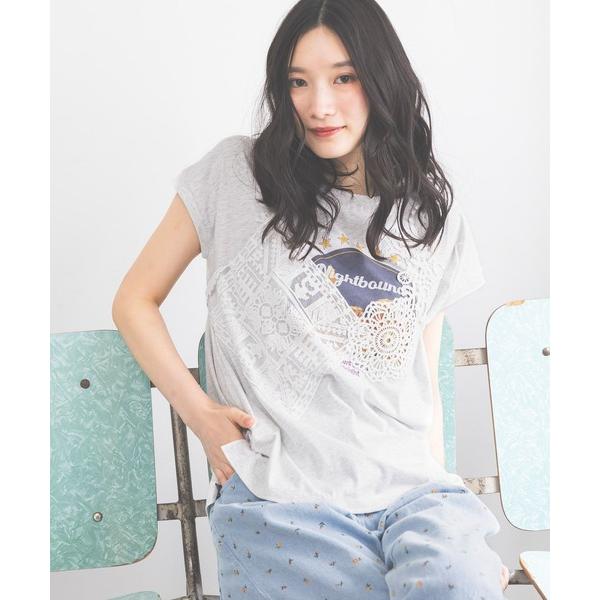 tシャツ ヴィンテージグラフィックレースＴシャツ レディース（Yahoo!・ZOZOTOWN Yahoo!店）