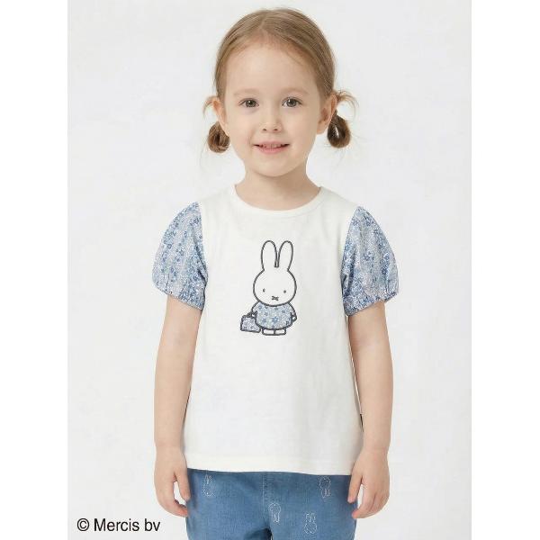 tシャツ 「ベビー」「ミッフィー」アップリケチュニックTシャツ キッズ 子供服 女の子