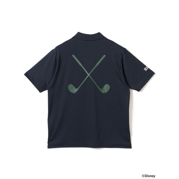 tシャツ Disney / ミッキーマウス / バックプリント モックネックシャツ（吸水速乾） メンズ